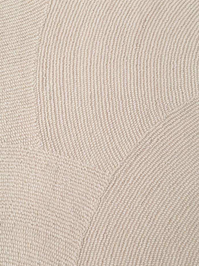 Wollen Japandi vloerkleed - Calmio Crème