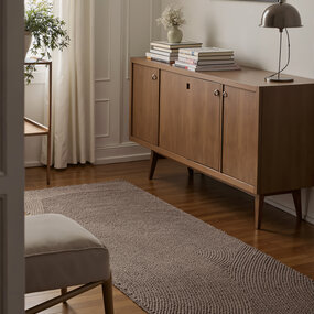 Wollen Japandi loper - Calmio Taupe