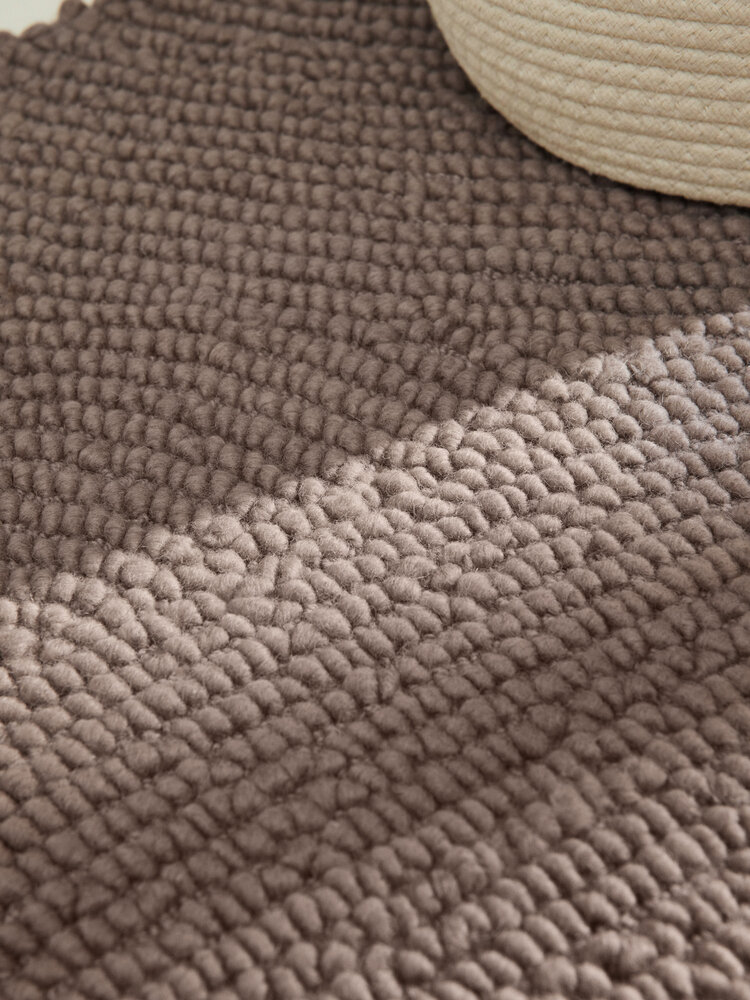 Wollen Japandi loper - Calmio Taupe