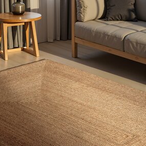 Jute vloerkleed - Juno Naturel Jute vloerkleed - Juno Naturel