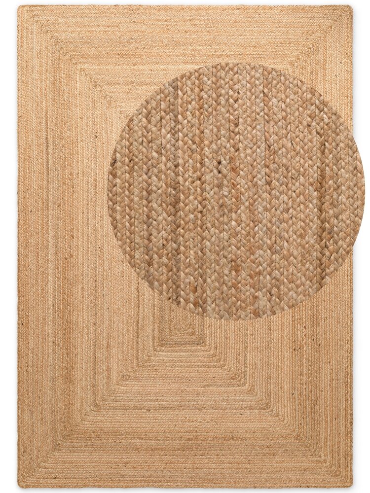 Jute vloerkleed - Juno Naturel