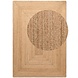 Laagpolig Jute Vloerkleed Sharmila - Naturel / Bruin Laagpolig Jute Vloerkleed Sharmila - Naturel / Bruin