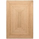 Laagpolig Jute Vloerkleed Sharmila - Naturel / Bruin Laagpolig Jute Vloerkleed Sharmila - Naturel / Bruin