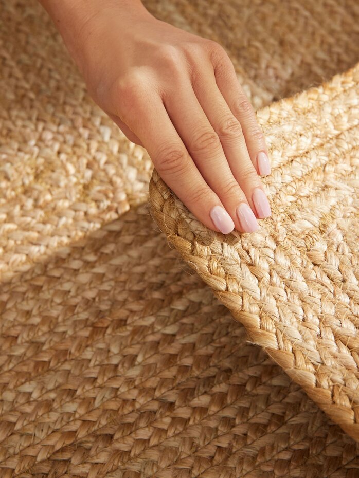 Jute vloerkleed - Sharmila Naturel Jute vloerkleed - Sharmila Naturel