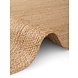 Laagpolig Jute Vloerkleed Sharmila - Naturel / Bruin Laagpolig Jute Vloerkleed Sharmila - Naturel / Bruin