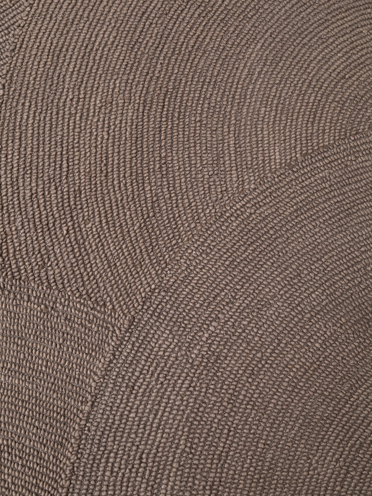 Wollen Japandi vloerkleed - Calmio Taupe