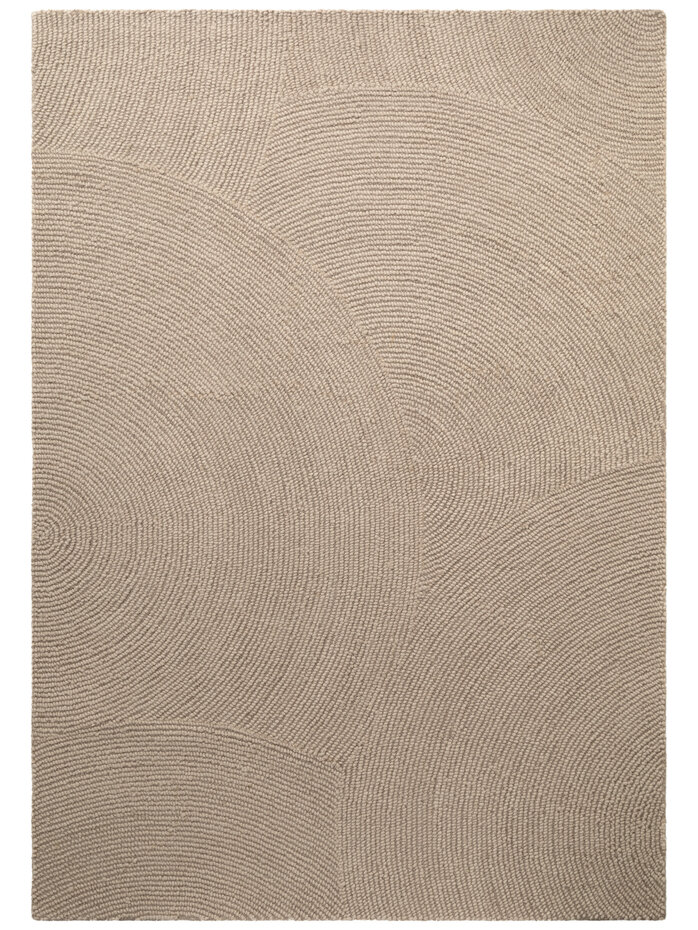 Wollen Japandi vloerkleed - Calmio Beige