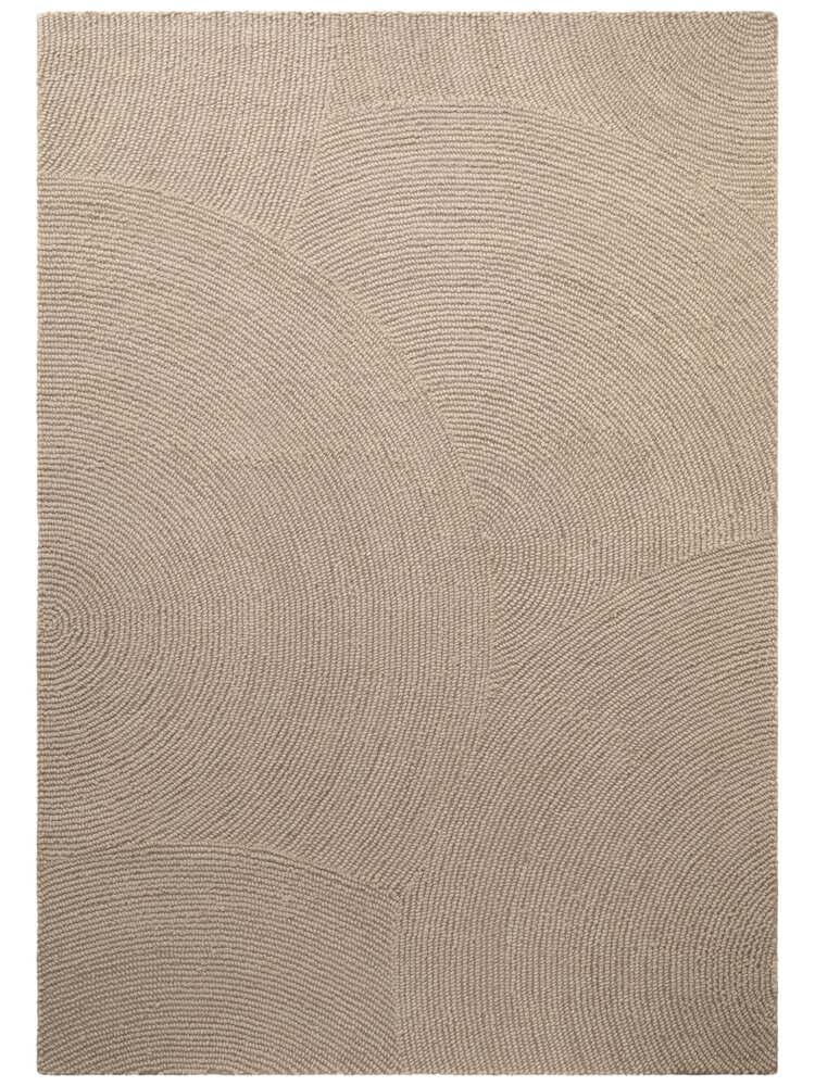 Wollen Japandi vloerkleed - Calmio Beige