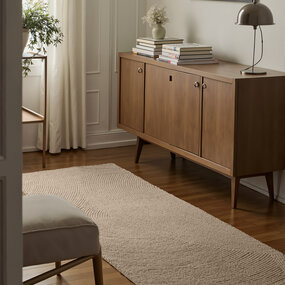 Wollen Japandi Loper - Eleni Beige