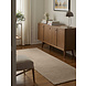 Wollen Japandi Loper - Eleni Rond Beige Wollen Japandi Loper - Eleni Rond Beige