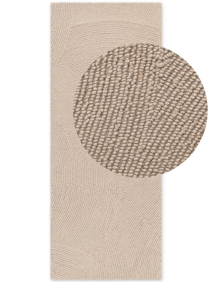 Wollen Japandi Loper - Calmio Beige
