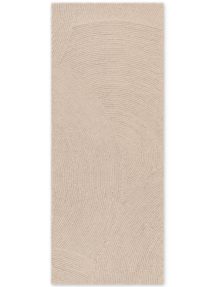 Wollen Japandi Loper - Eleni Beige