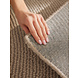 Wollen Japandi Loper - Eleni Rond Beige Wollen Japandi Loper - Eleni Rond Beige