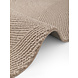 Wollen Japandi Loper - Eleni Rond Beige Wollen Japandi Loper - Eleni Rond Beige
