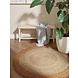 Jute vloerkleed - Looma Rond Crème/Naturel