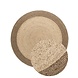 Jute vloerkleed - Looma Rond Bruin/Naturel