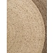 Jute vloerkleed - Looma Rond Bruin/Naturel