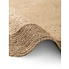 Jute vloerkleed - Looma Rond Bruin/Naturel