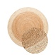 Jute vloerkleed - Looma Rond Naturel/Crème Jute vloerkleed - Looma Rond Naturel/Crème