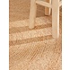 Jute vloerkleed - Looma Rond Naturel/Crème Jute vloerkleed - Looma Rond Naturel/Crème