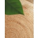 Jute vloerkleed - Looma Rond Naturel/Crème Jute vloerkleed - Looma Rond Naturel/Crème
