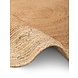 Jute vloerkleed - Looma Rond Naturel/Crème Jute vloerkleed - Looma Rond Naturel/Crème