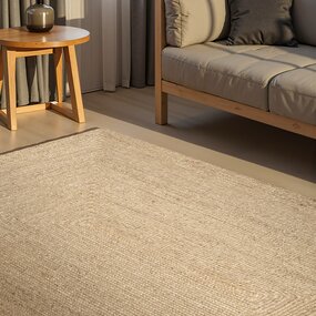 Jute vloerkleed - Juno Crème Jute vloerkleed - Juno Crème