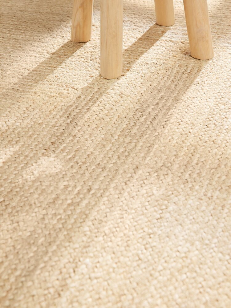 Jute vloerkleed - Juno Crème