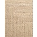 Laagpolig Jute Vloerkleed Sharmila - Naturel / Wit Laagpolig Jute Vloerkleed Sharmila - Naturel / Wit