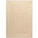 Laagpolig Jute Vloerkleed Sharmila - Naturel / Wit Laagpolig Jute Vloerkleed Sharmila - Naturel / Wit