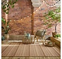 Binnen & Buitenkleed Farah Stripe - Naturel / Mutli