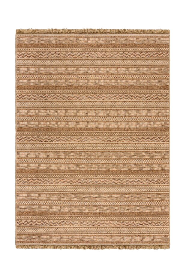 Binnen & Buitenkleed Farah Stripe - Naturel / Mutli Binnen & Buitenkleed Farah Stripe - Naturel / Mutli