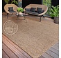 Jute buitenkleed - Aamber Naturel/Zwart