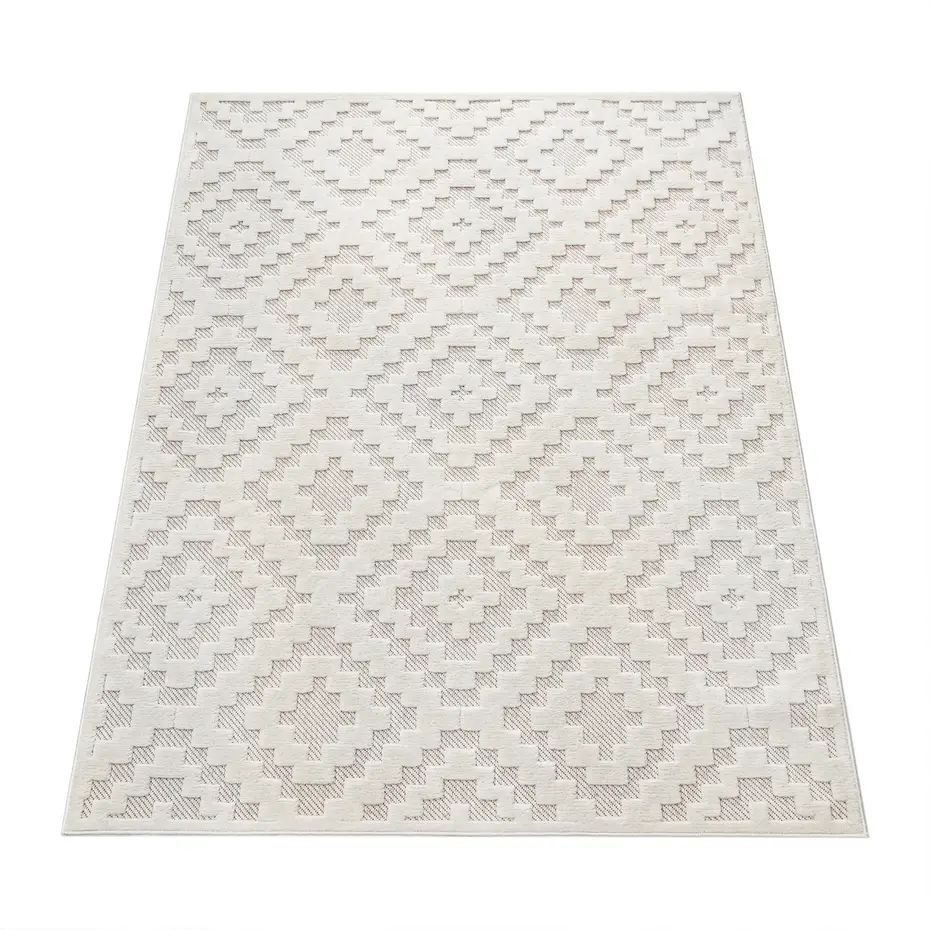 Binnen- en buitenkleed - Livotta Geo Creme
