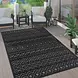 Binnen- en buitenkleed - Livotta Boho Antraciet Binnen- en buitenkleed - Livotta Boho Antraciet