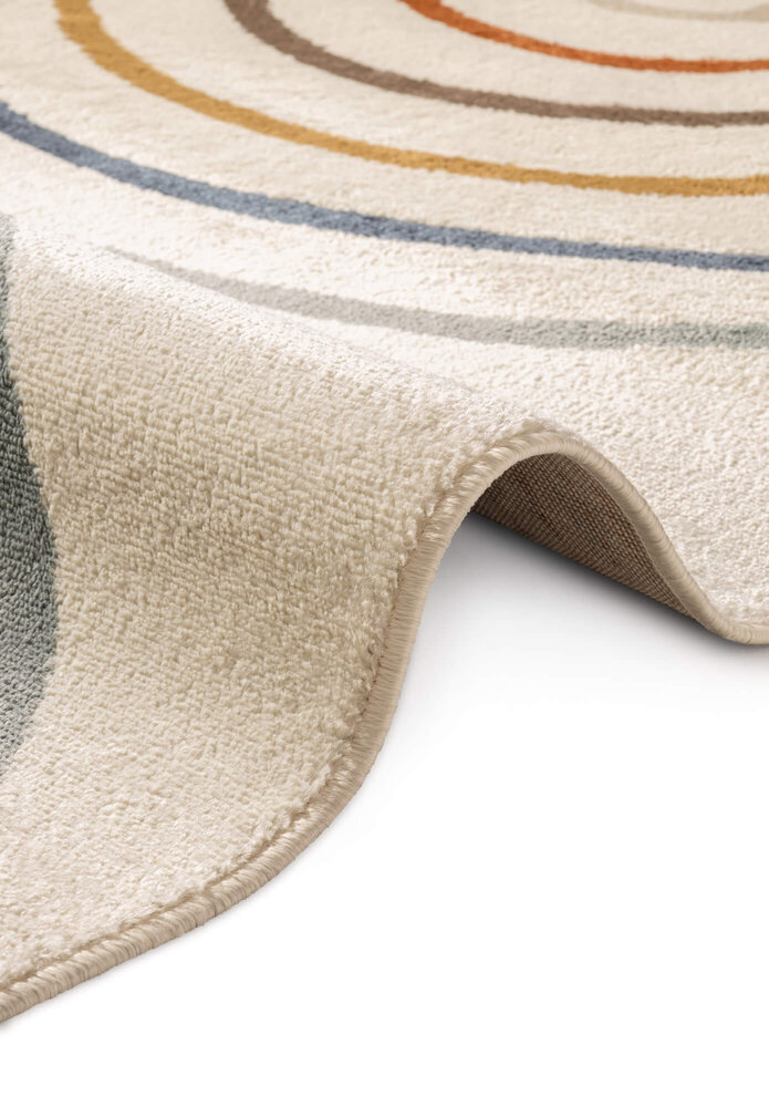 Kindervloerkleed - Adventures Japandi Crème/Kleurrijk Kindervloerkleed - Adventures Japandi Crème/Kleurrijk