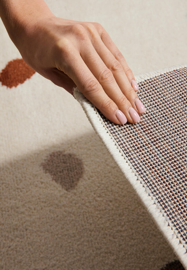 Kindervloerkleed - Funny Dots Crème/Kleurrijk Kindervloerkleed - Funny Dots Crème/Kleurrijk