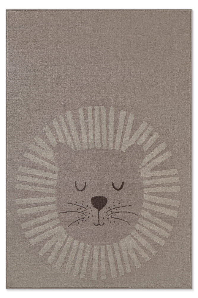 Kindervloerkleed - Happy Lion Beige/Crème Kindervloerkleed - Happy Lion Beige/Crème