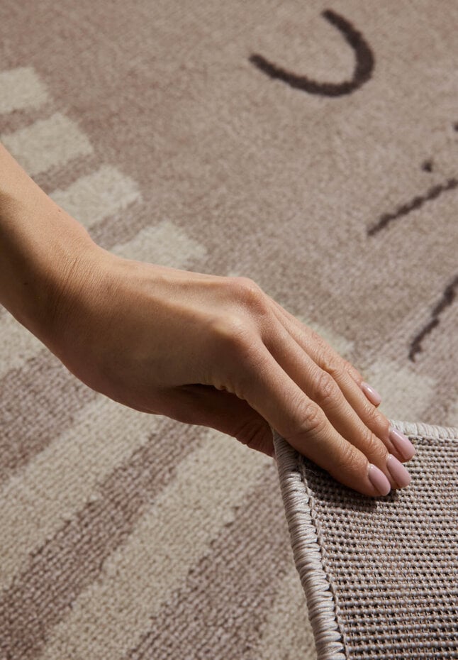 Kindervloerkleed - Happy Lion Beige/Crème Kindervloerkleed - Happy Lion Beige/Crème