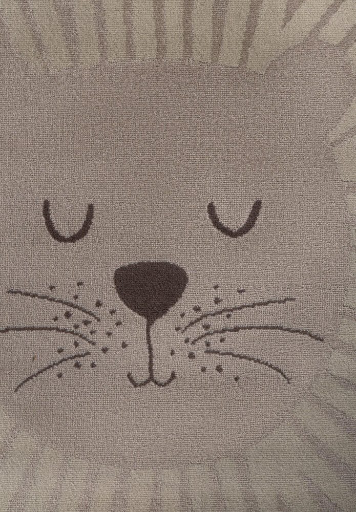 Kindervloerkleed - Happy Lion Beige/Crème Kindervloerkleed - Happy Lion Beige/Crème