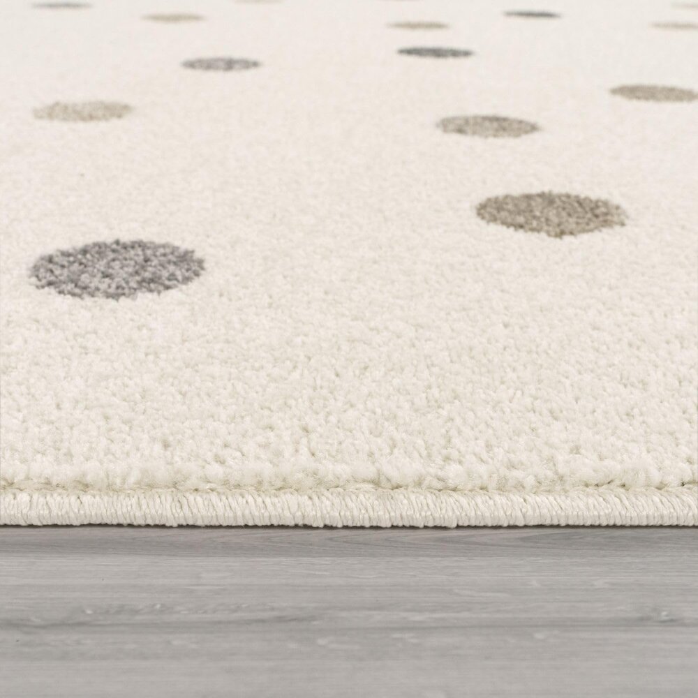Kinderkamer Vloerkleed - Ninaro - Stippen - Beige Kinderkamer Vloerkleed - Ninaro - Stippen - Beige