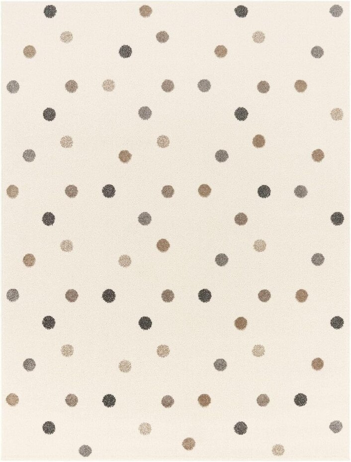 Kinderkamer Vloerkleed - Ninaro - Stippen - Beige Kinderkamer Vloerkleed - Ninaro - Stippen - Beige