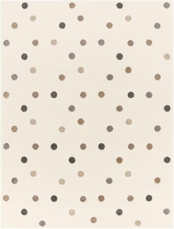 Kinderkamer Vloerkleed - Ninaro - Stippen - Beige