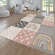 Kinderkamer Vloerkleed - Ninaro - Roze Kinderkamer Vloerkleed - Ninaro - Roze