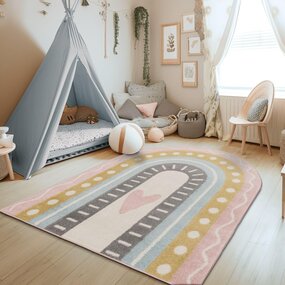 Kinderkamer Vloerkleed - Ninaro - Multi Kinderkamer Vloerkleed - Ninaro - Multi