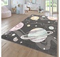 Kinderkamer Vloerkleed - Ninaro - Ruimte - Antraciet