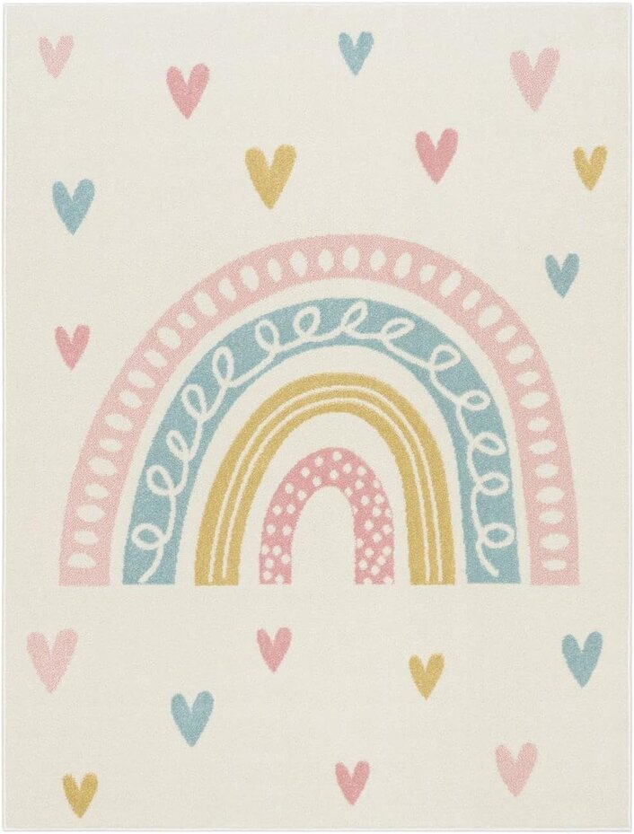 Kinderkamer Vloerkleed - Ninaro - Creme Kinderkamer Vloerkleed - Ninaro - Creme