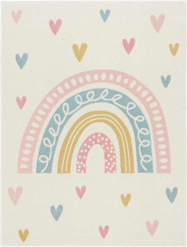 Kinderkamer Vloerkleed - Ninaro - Creme Kinderkamer Vloerkleed - Ninaro - Creme