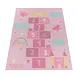 Kindervloerkleed - Binola - Prinses / Hinkelen - Roze Kindervloerkleed - Binola - Prinses / Hinkelen - Roze