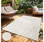 Laagpolig Vloerkleed Cotera - Creme